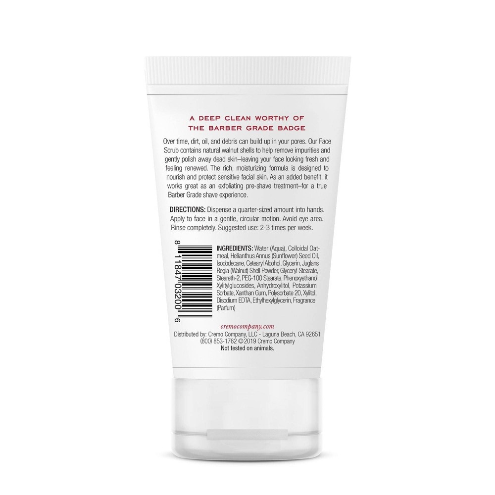 slide 2 of 2, Cremo Exfoliating Facial Scrub, 4 fl oz