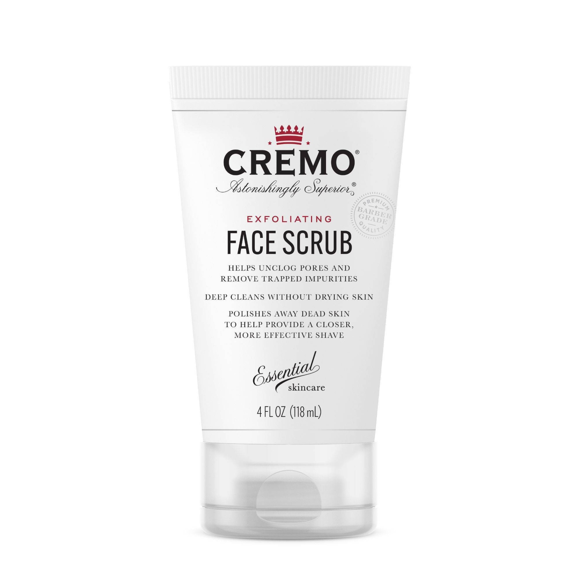 slide 1 of 2, Cremo Exfoliating Facial Scrub, 4 fl oz