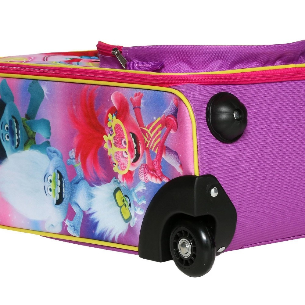 slide 5 of 6, Trolls World Tour Softside Kids' Suitcase, 1 ct