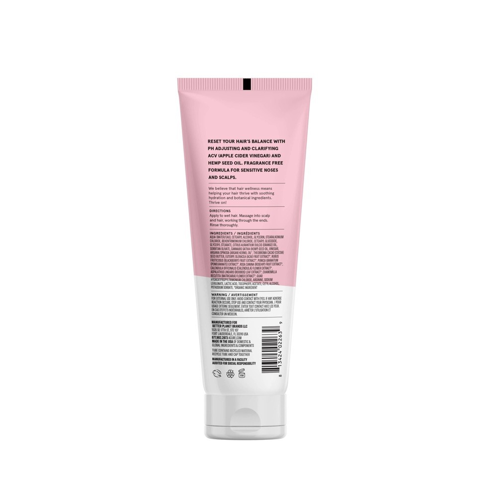 slide 2 of 2, ACURE Buildup Balancing Hemp & ACV Conditioner, 8 fl oz