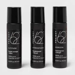 .33 fl oz 3pk Essential Oil - Inspire Collection - Altitude, Atmosphere, Horizon - Project 62