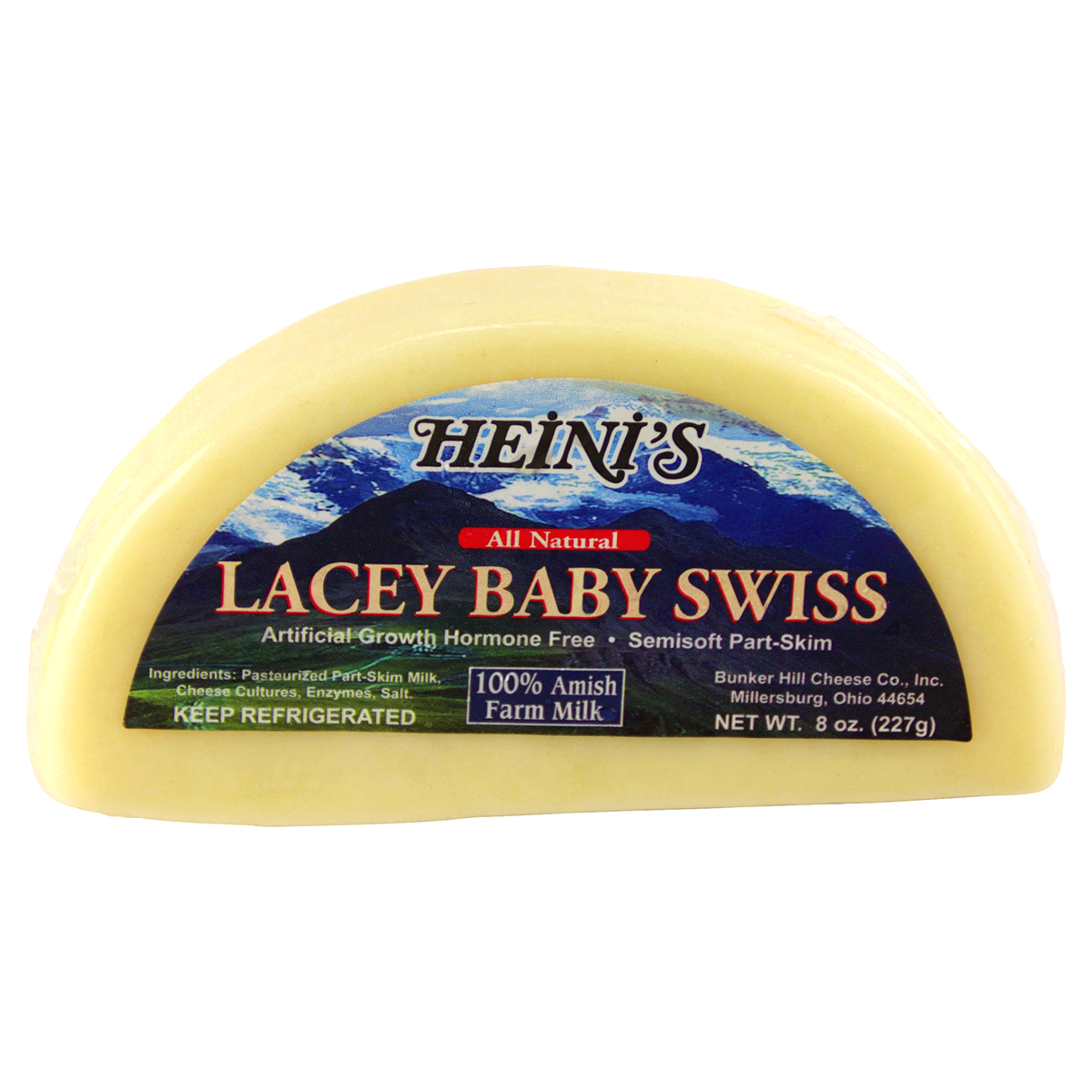 Heini's Lacey Baby Swiss Cheese, 8 oz 8 oz Shipt