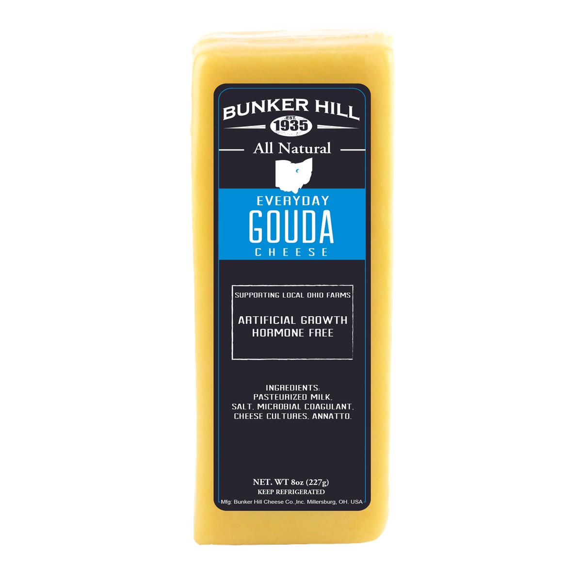 slide 1 of 1, HEINIS Bunker Hill Everyday Gouda Chunk Cheese, 8 oz