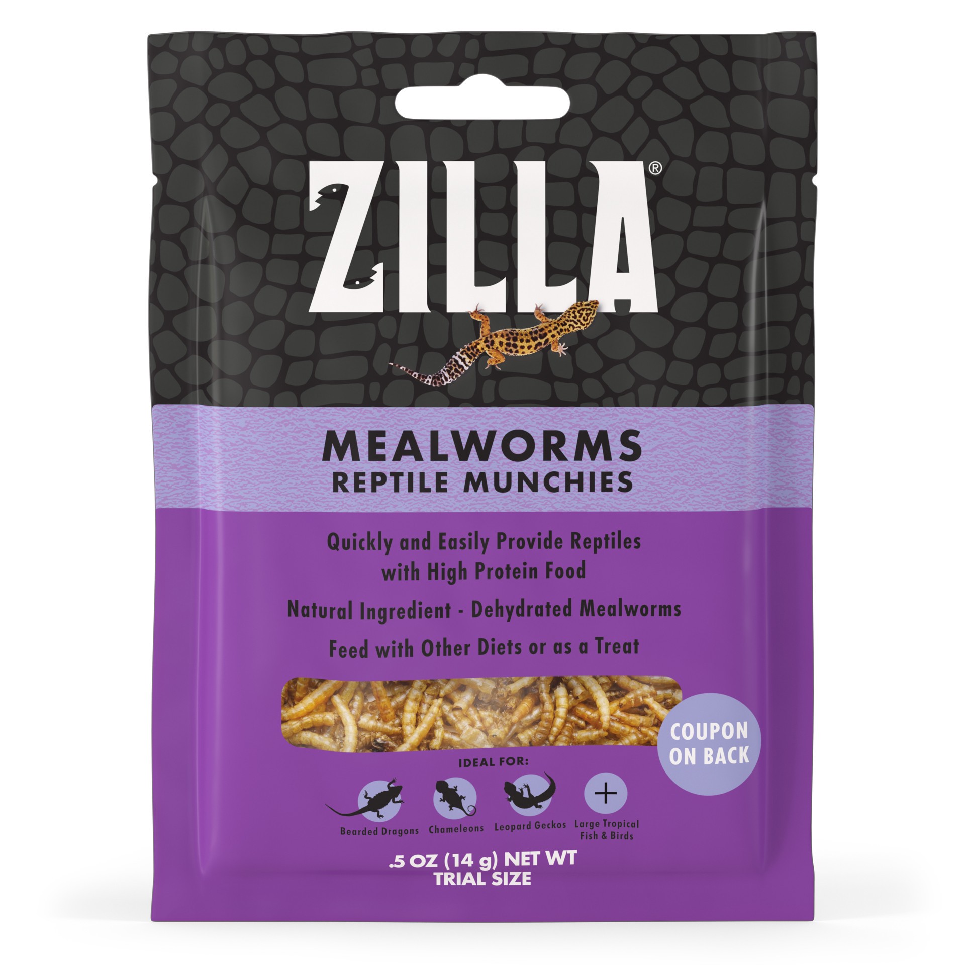 slide 6 of 10, Zilla Reptile Munchies Mealworm .5 Ounces, 1 ct