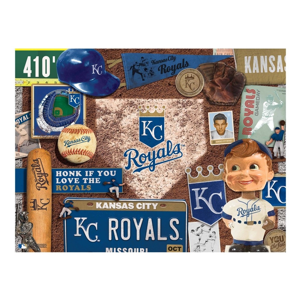 slide 2 of 2, MLB Kansas City Royals Throwback Puzzle, 500 ct