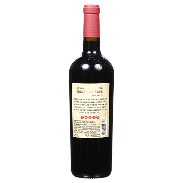 slide 4 of 5, Ca' Momi Rosso Di Napa, 750 ml