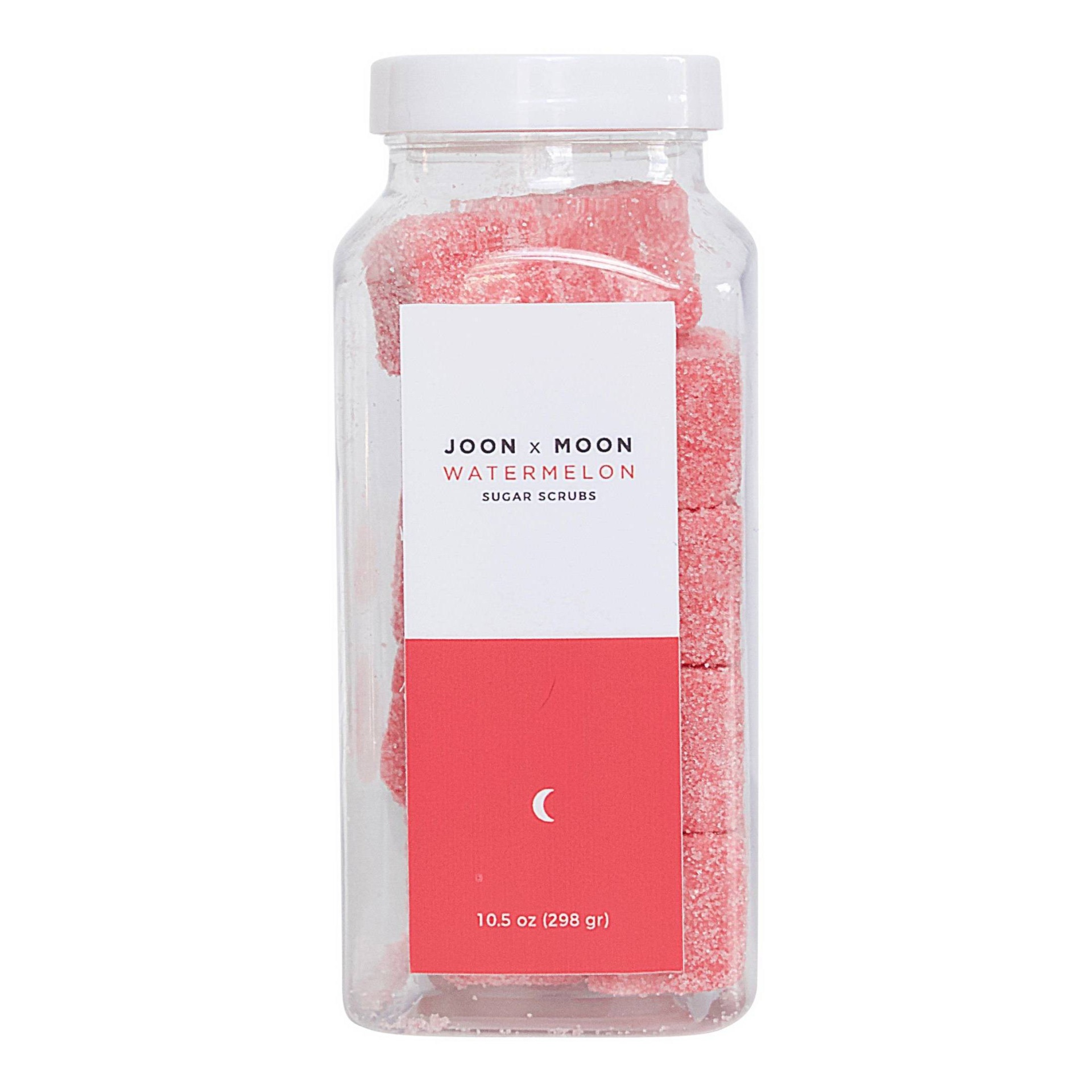 slide 1 of 4, Joon X Moon Watermelon Bath Body Scrub, 10 oz