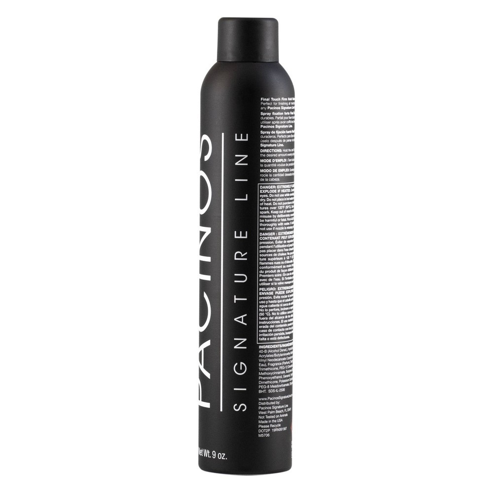slide 4 of 6, Pacinos Final Touch Firm Hold Hairspray, 9 oz