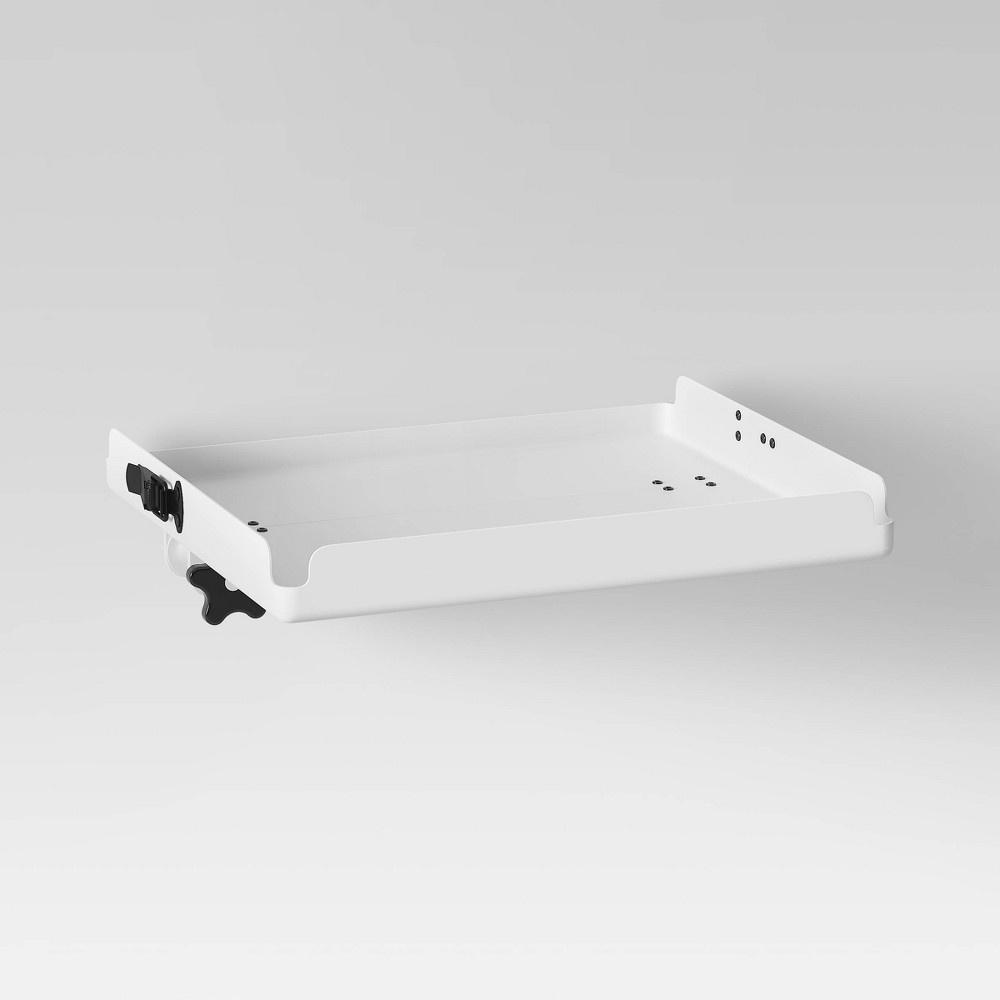 slide 5 of 6, Fold Down Loft Tray Nightstand White - Room Essentials, 1 ct