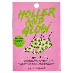 Holler and Glow Avo Good Day Nourishing and Hydrating Foot Mask -