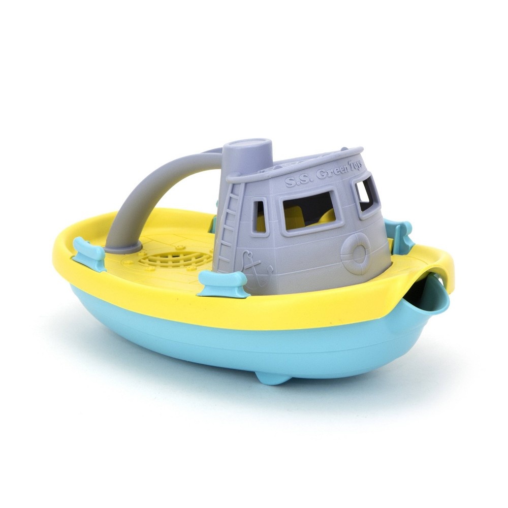 slide 5 of 9, Green Toys Target Exclusive Tug Boat Grey Top, 1 ct