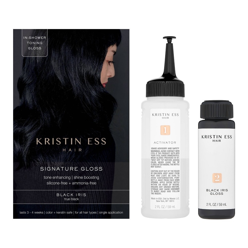 Kristin Ess Signature Hair Gloss - Black Iris 4 fl oz | Shipt