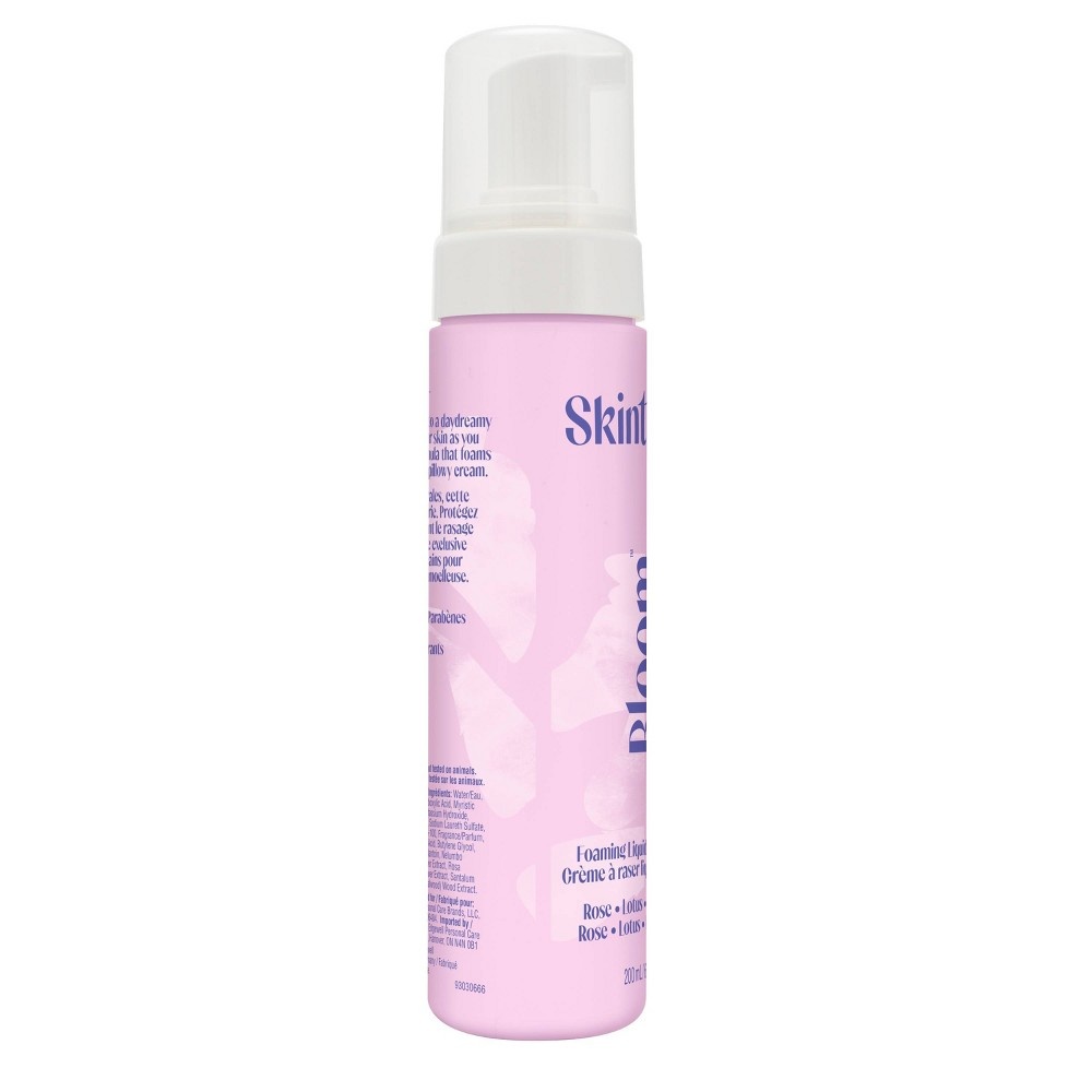 slide 2 of 6, Skintimate Bloom Women's Leg Care Shave Foam, 6.75 oz