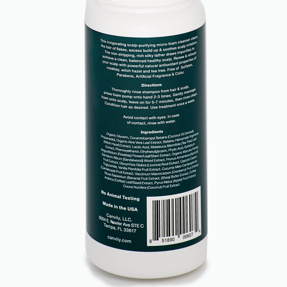 slide 2 of 3, Canviiy Soothing Scalp Purifying Foam Treatment, 8 fl oz