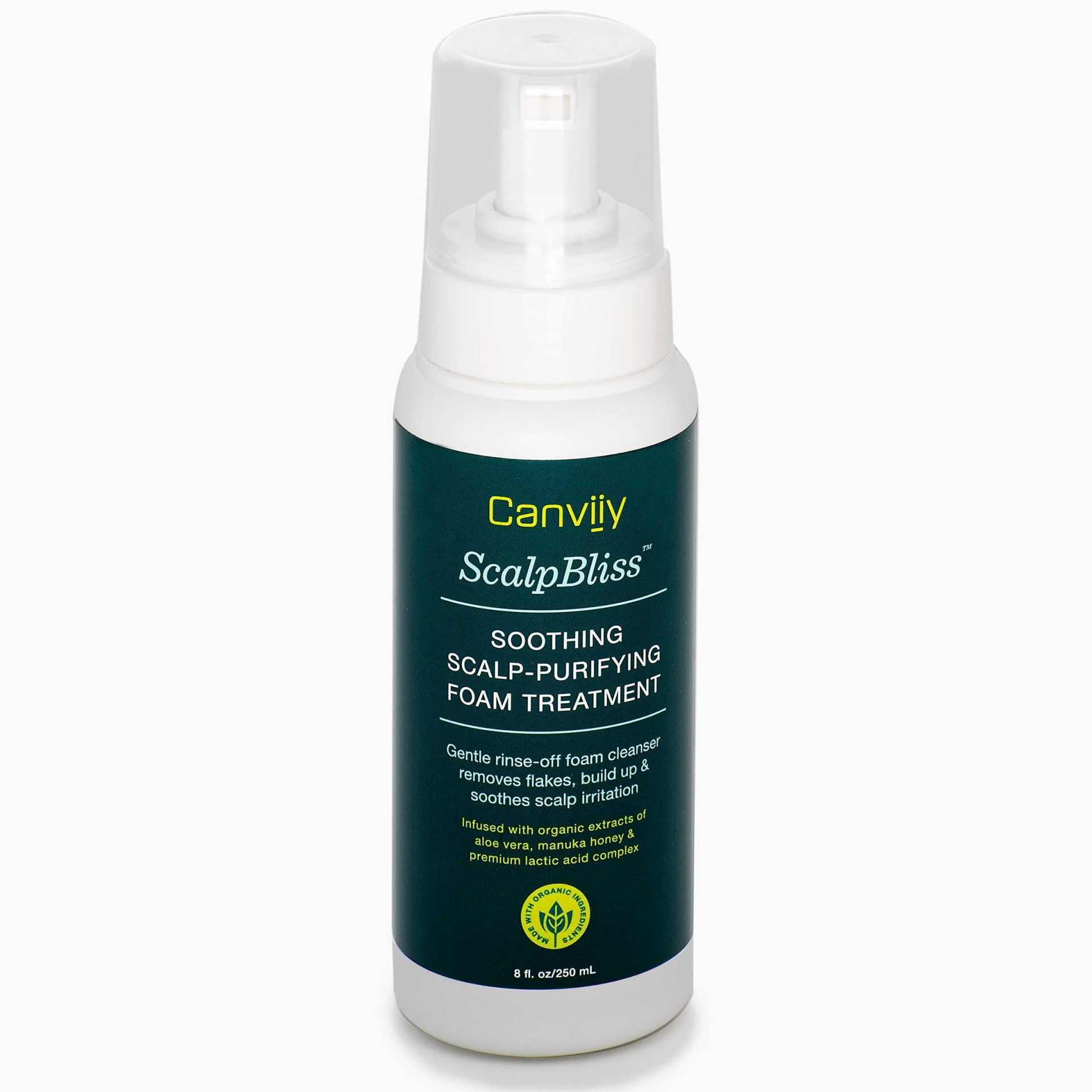 slide 1 of 3, Canviiy Soothing Scalp Purifying Foam Treatment, 8 fl oz