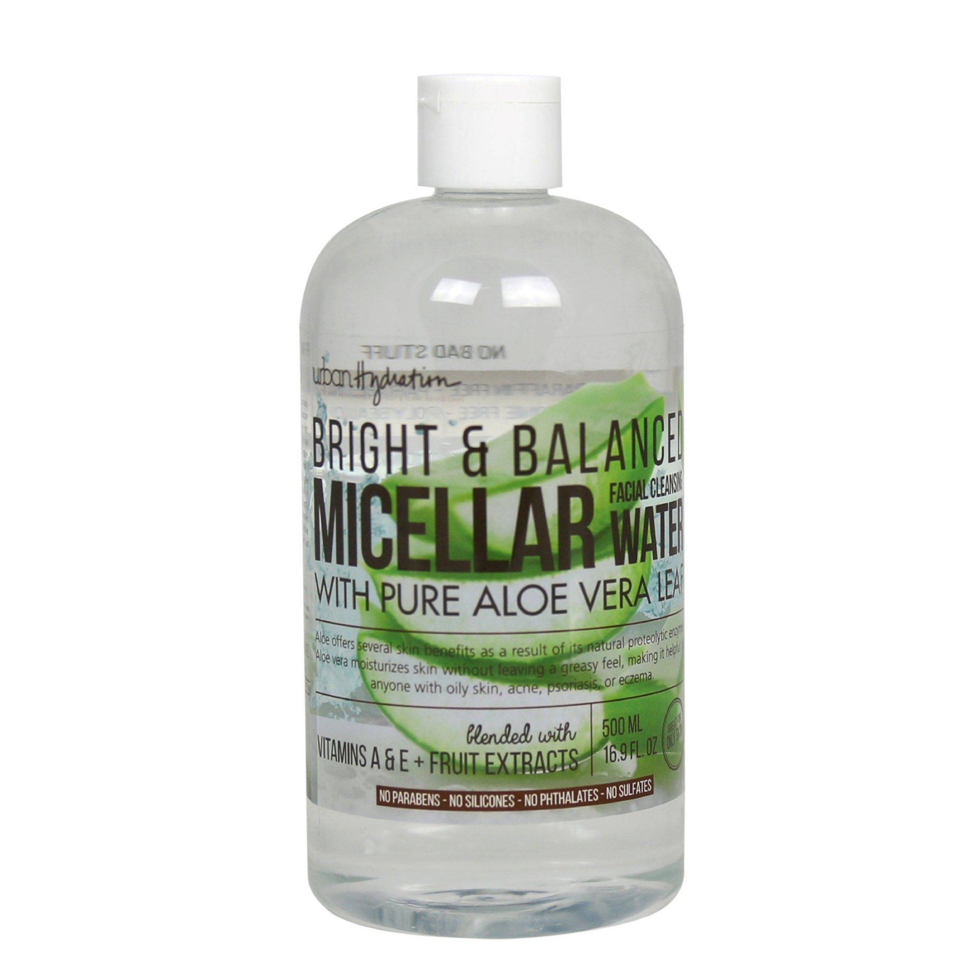 slide 1 of 7, Urban Hydration Bright & Balanced Aloe Micellar Water, 16.9 fl oz