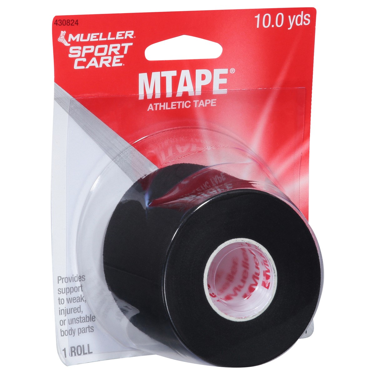 slide 9 of 9, Mueller Sport Care Black MTape Athletic Tape 1 ea, 1 ct