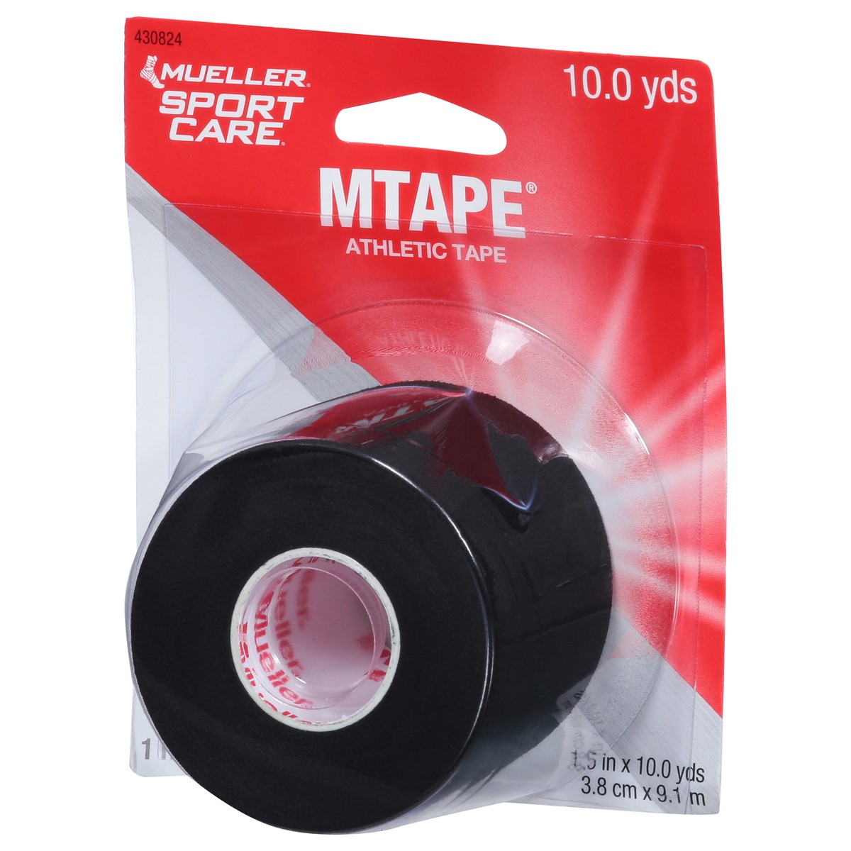 slide 3 of 9, Mueller Sport Care Black MTape Athletic Tape 1 ea, 1 ct
