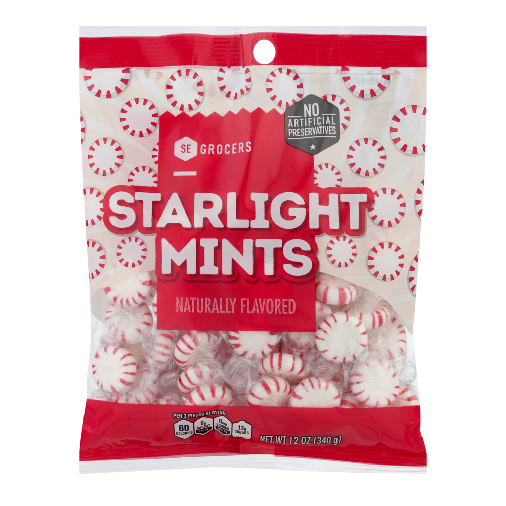 slide 1 of 1, SE Grocers Starlight Mints, 12 oz