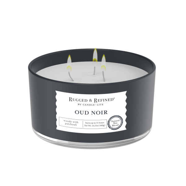 slide 4 of 5, Rugged & Refined Oud Noir Candle 1 ea, 1 ct