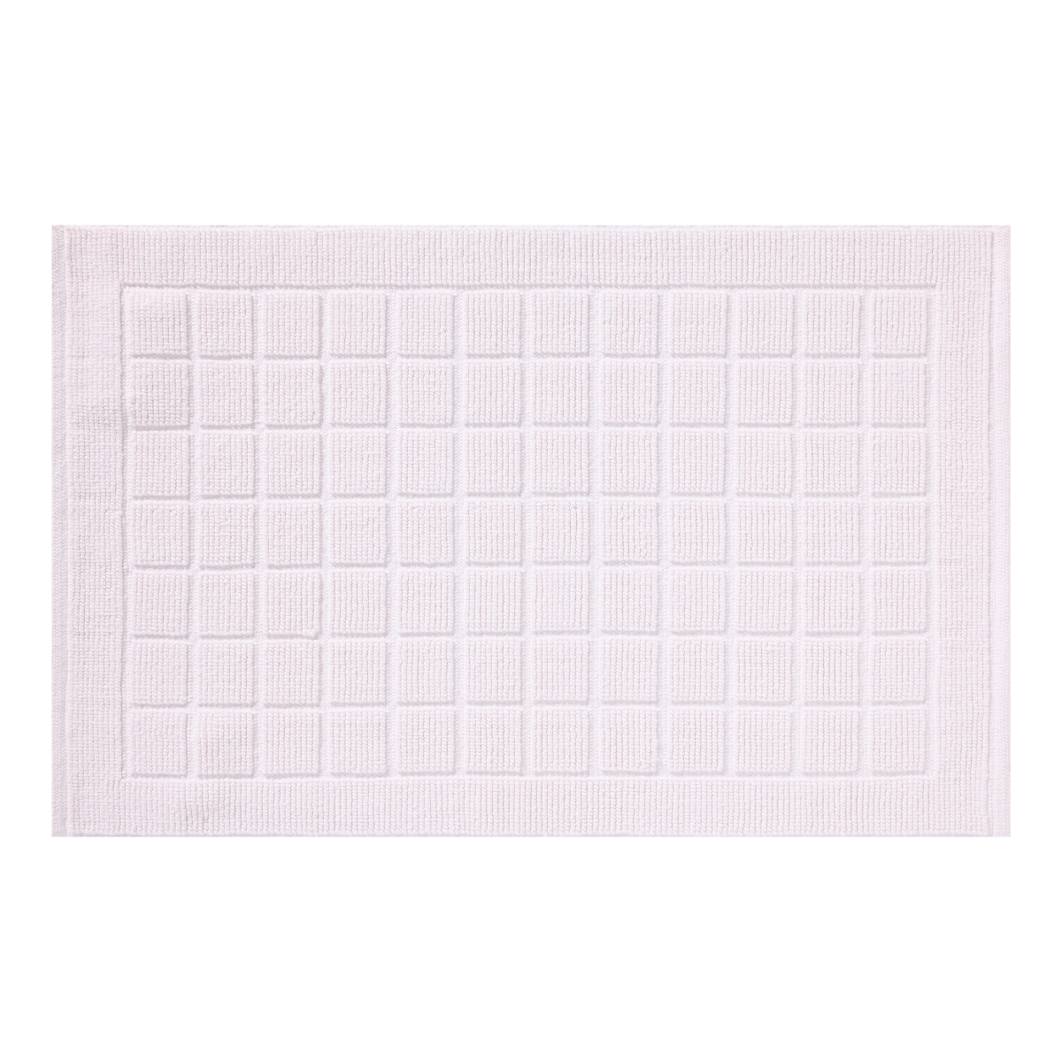 slide 1 of 5, Room & Retreat Luxury Cotton Textured Bath Mat, 21 in x 34 in, Bright White, 21 x 34