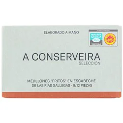 A Conserveira Fried Mussels in Escabeche