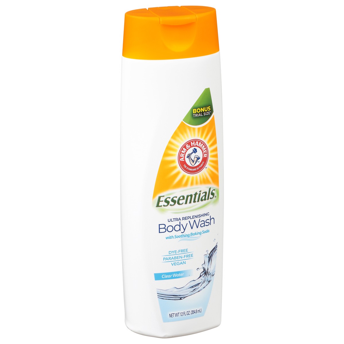 slide 5 of 9, ARM & HAMMER Essentials Ultra Replenishing Clean Water Body Wash 12 fl oz, 12 fl oz