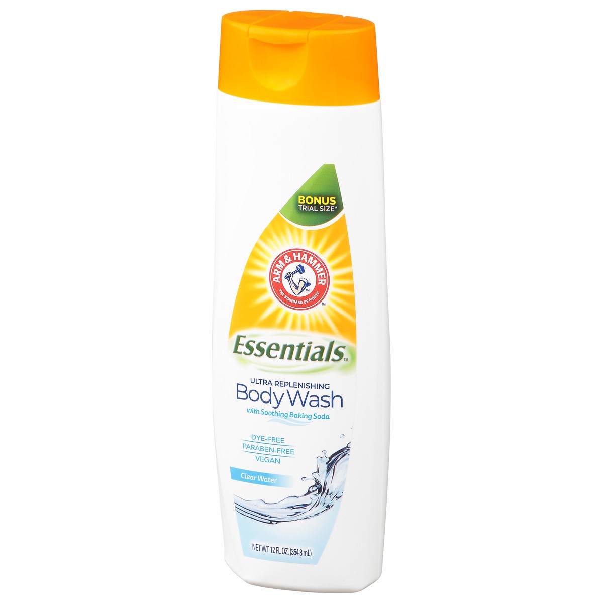 slide 7 of 9, ARM & HAMMER Essentials Ultra Replenishing Clean Water Body Wash 12 fl oz, 12 fl oz