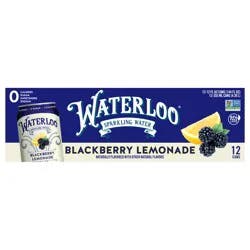 Waterloo Sparkling Water Blackberry Lemonade - 12 fl oz