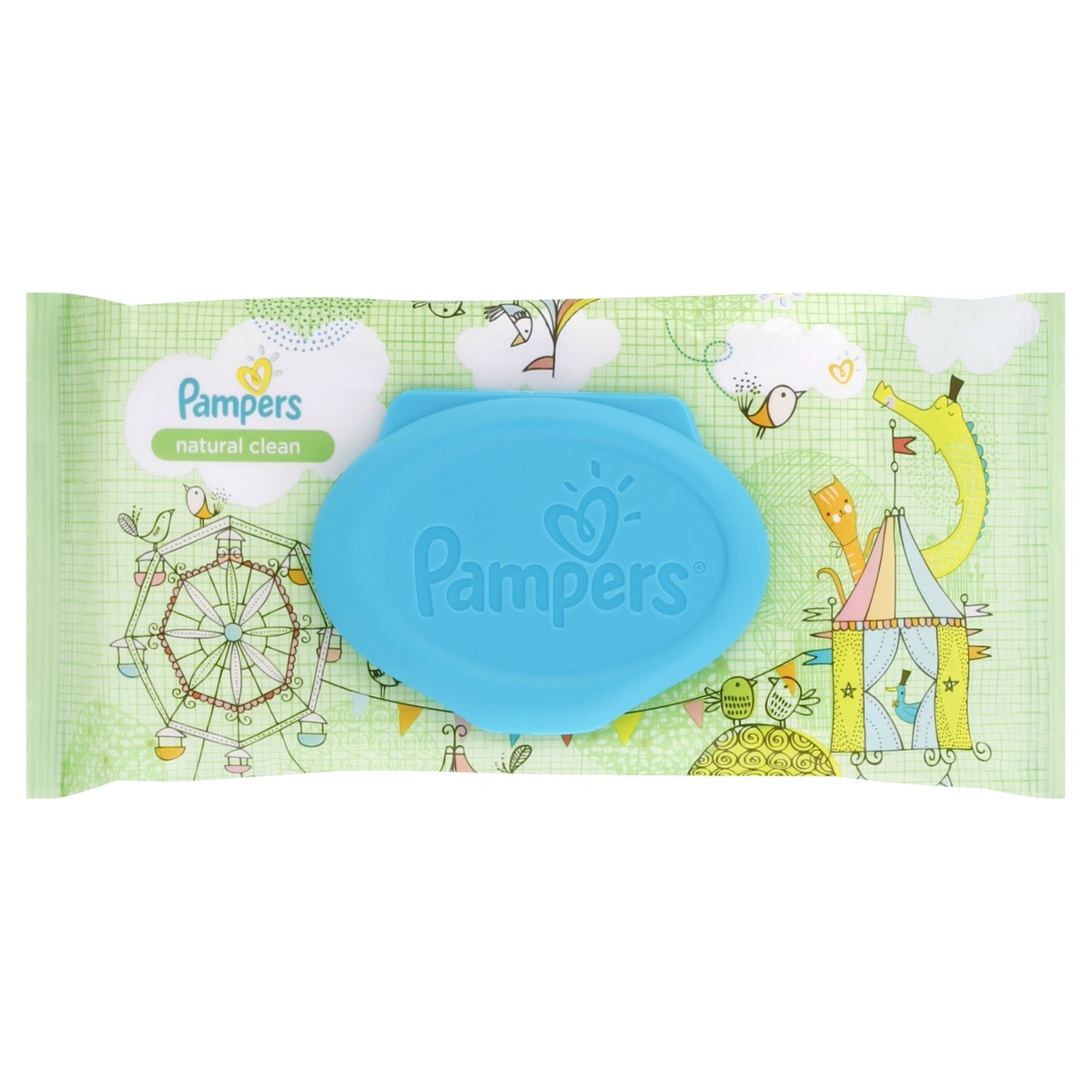 slide 1 of 1, Pampers Wipes 64 ea, 64 ct