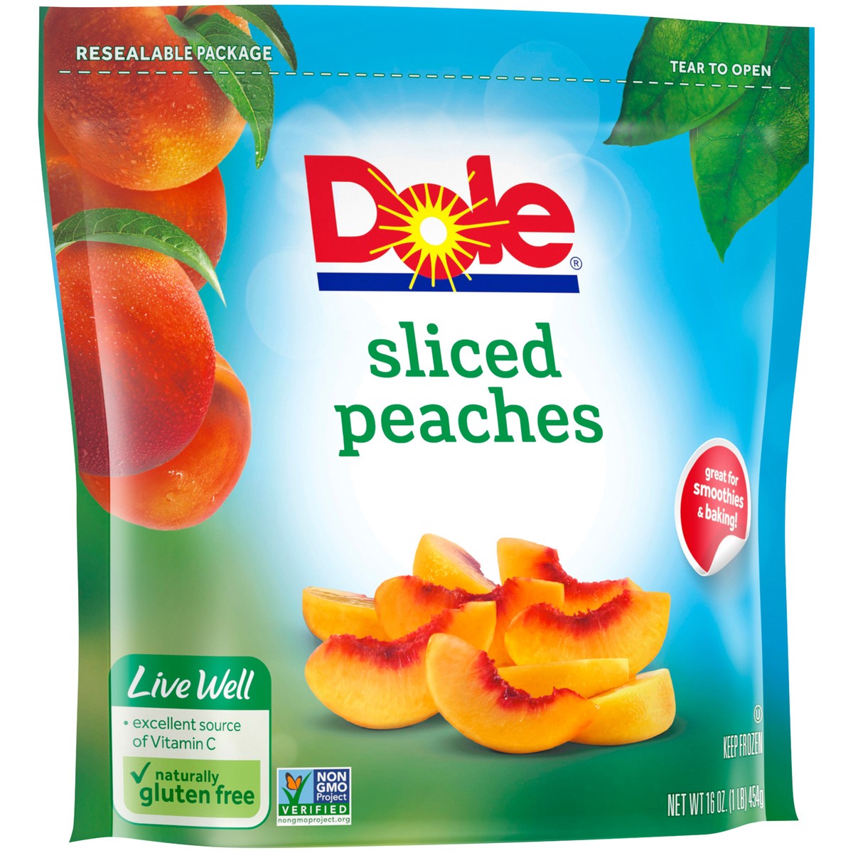 slide 3 of 9, Dole Peaches, 16 oz