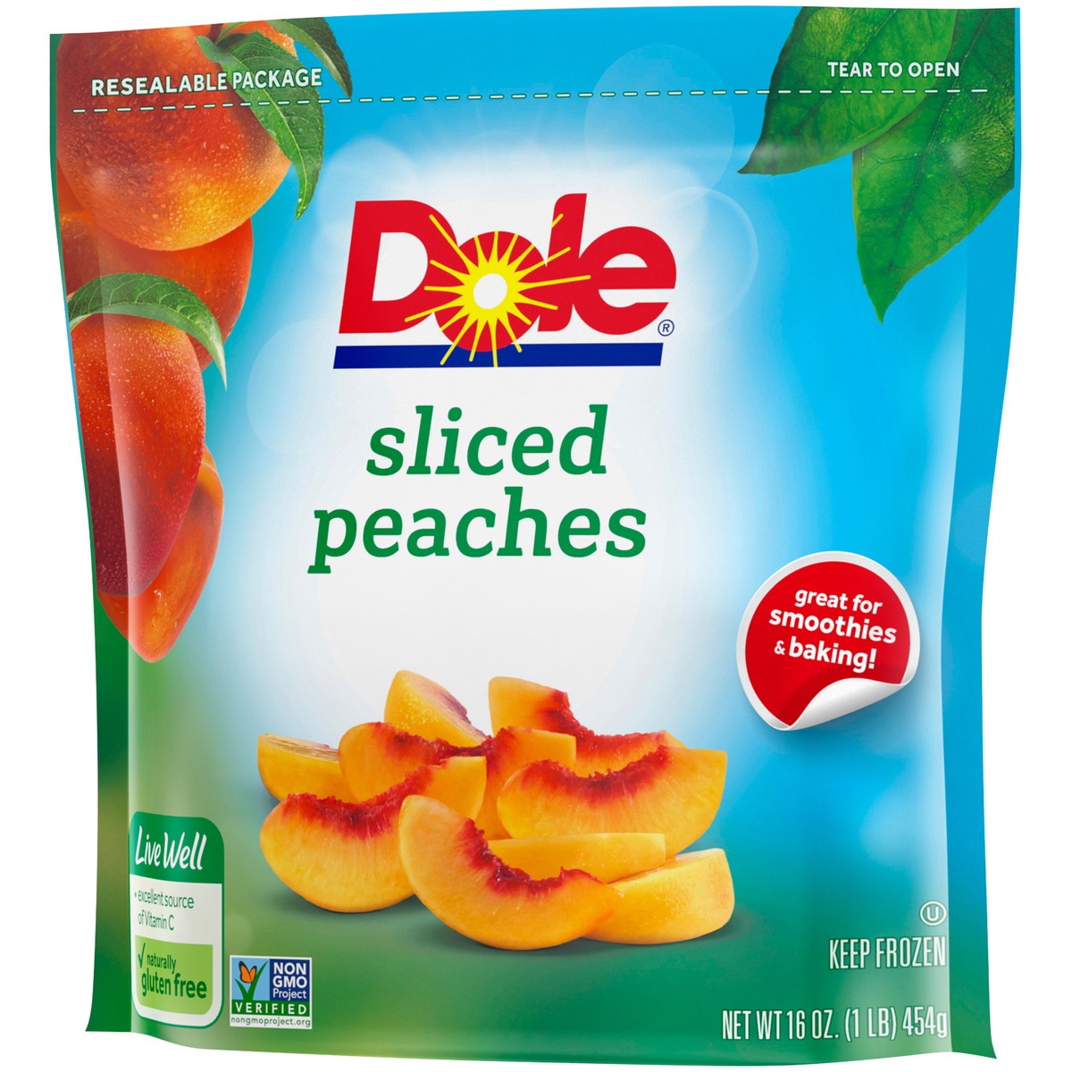 slide 4 of 9, Dole Peaches, 16 oz