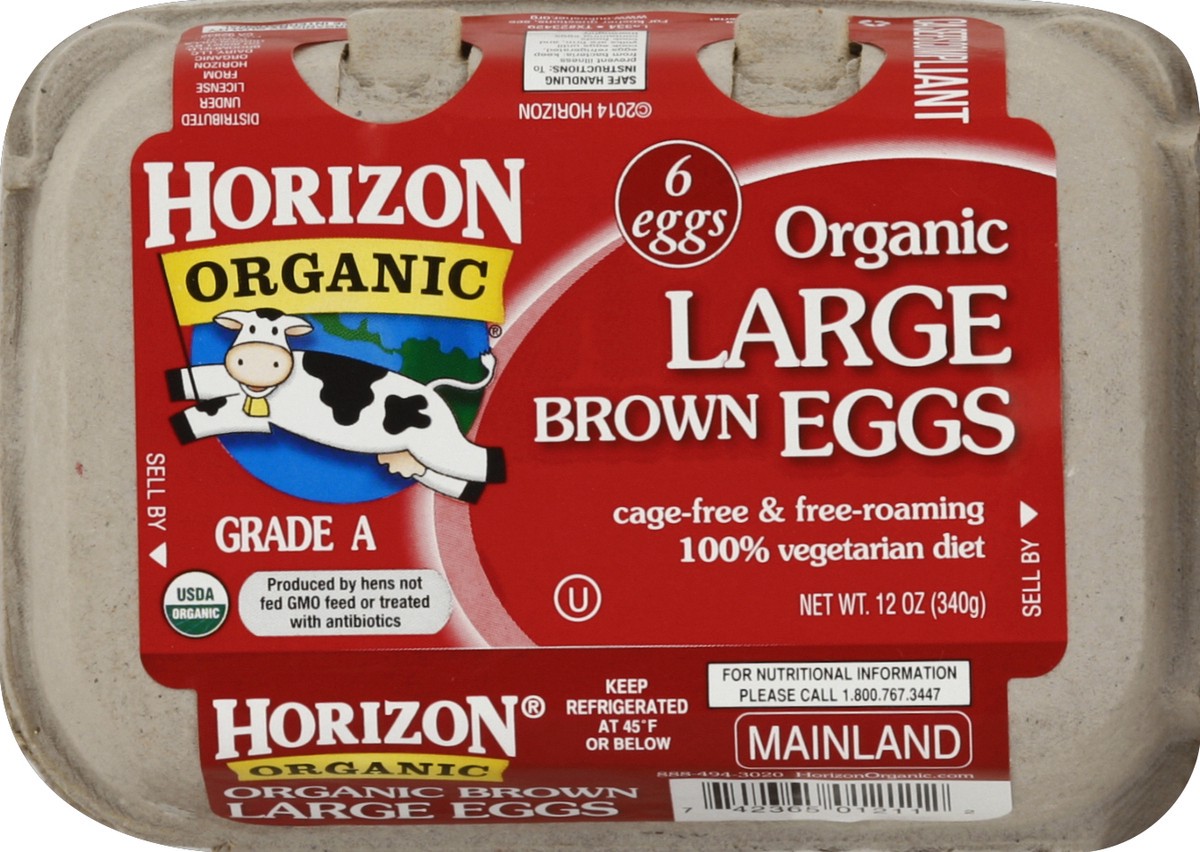 slide 4 of 5, Horizon Organic Eggs 2 ea, 2 ct