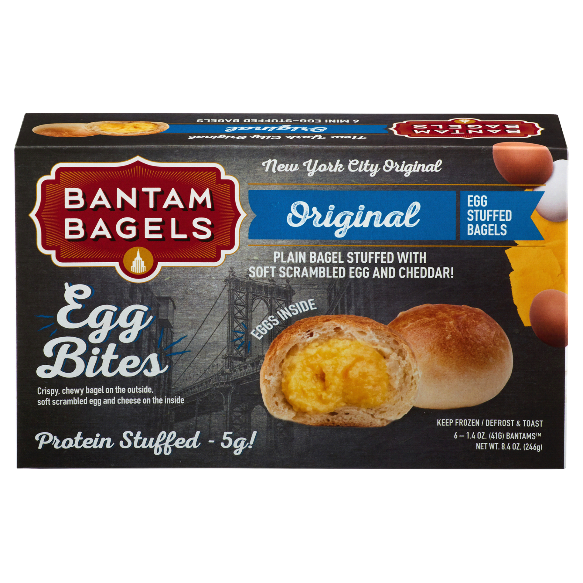 slide 1 of 1, Bantam Bagels Original Egg Bites, 8.4 oz