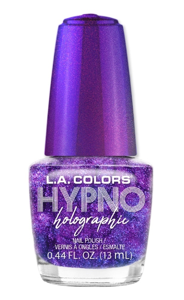 slide 1 of 1, L.A. Colors Hypno Holographic Nail Polish In Wander., 0.44 fl oz