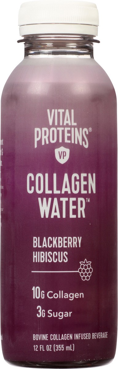 slide 1 of 13, Vital Proteins Blackberry Hibiscus Collagen Water 12 fl oz, 12 oz