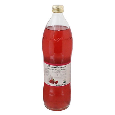 slide 1 of 1, Central Market Raspberry Creme Organic Italian Soda - 750 ml, 750 ml