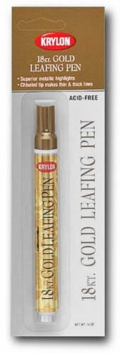 slide 1 of 1, Krylon Leafing Pen - Gold, 1 ct