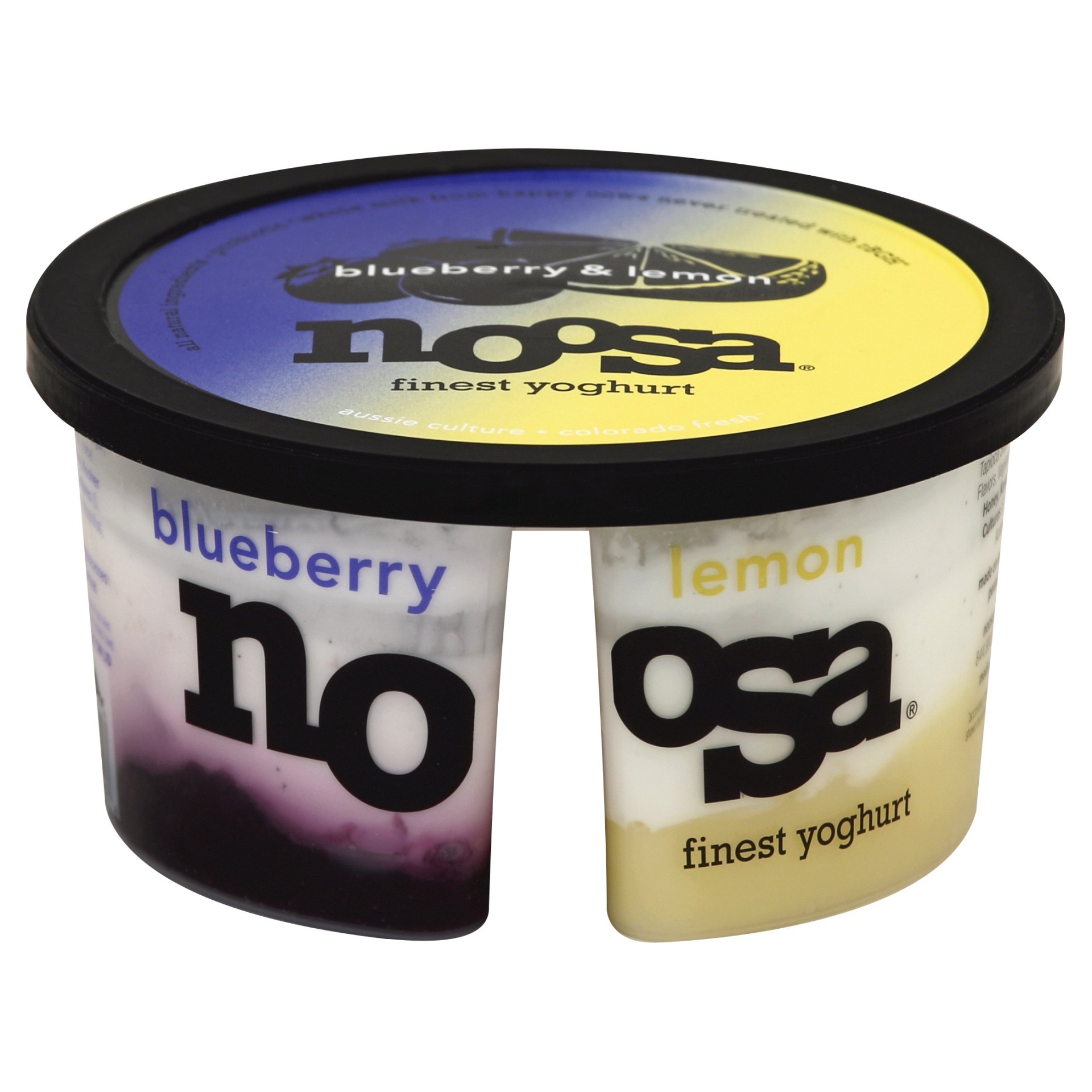 slide 1 of 3, Noosa Blueberry and Lemon Yogurt, 7 oz