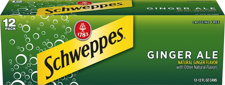 slide 1 of 4, Schweppes Ginger Ale - 12 ct; 12 oz, 12 ct; 12 oz