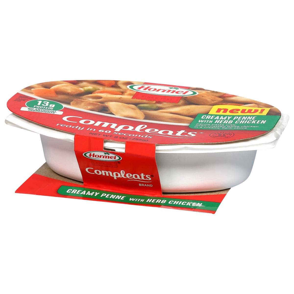 slide 2 of 4, Hormel Compleats Creamy Penne with Herb Chicken 9 oz, 9 oz