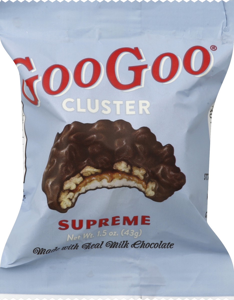 slide 5 of 5, Goo Goo Cluster, Supreme, 1.5 oz