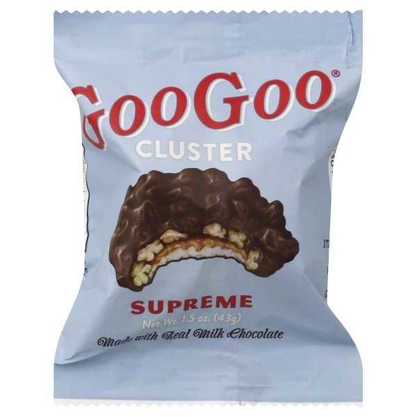 slide 1 of 5, Goo Goo Cluster, Supreme, 1.5 oz