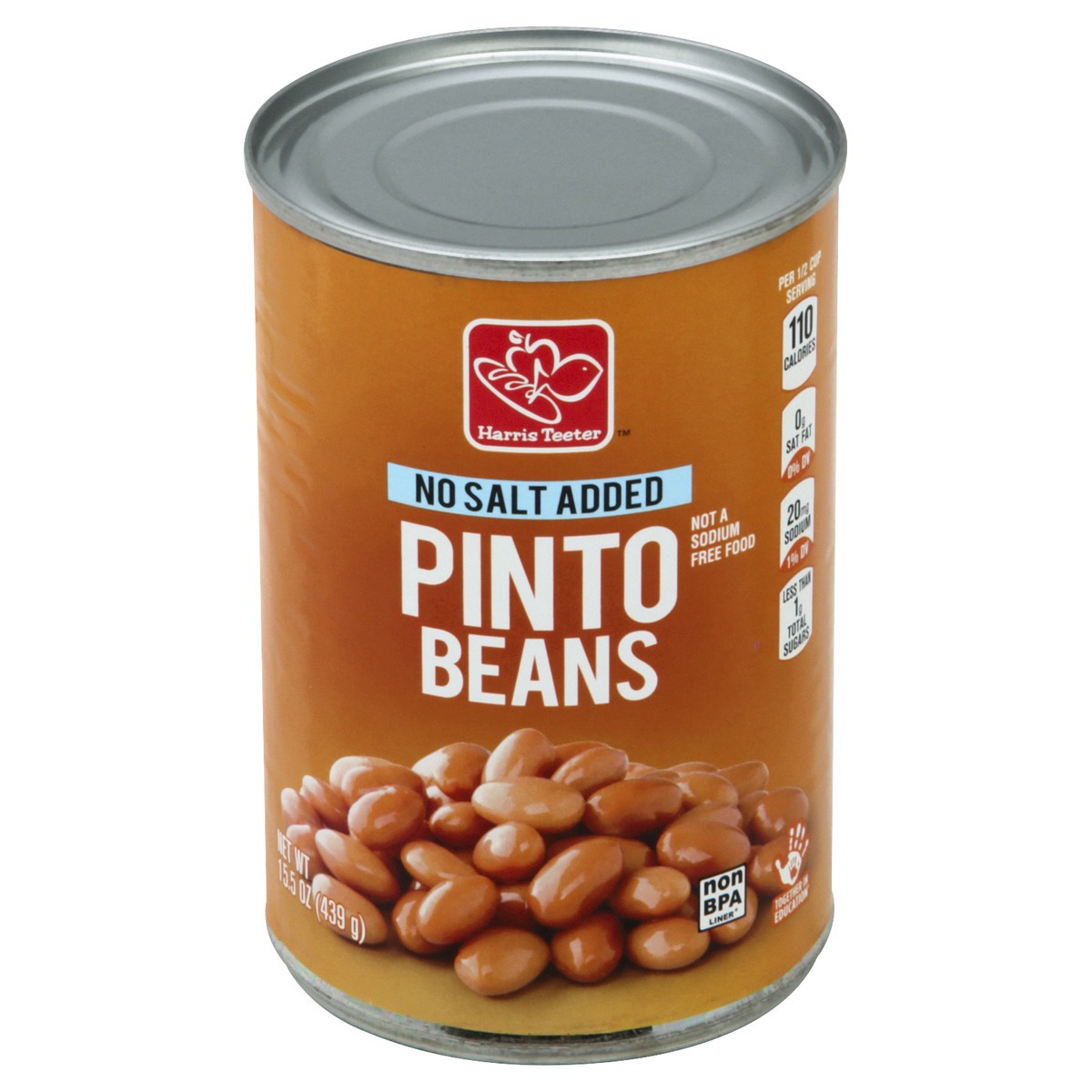 slide 2 of 3, Harris Teeter Pinto Beans Nsa, 15.5 oz