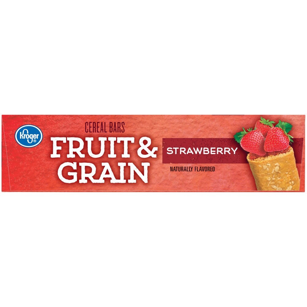 slide 6 of 6, Kroger Fruit & Grain Strawberry Cereal Bars, 8 ct; 1.3 oz