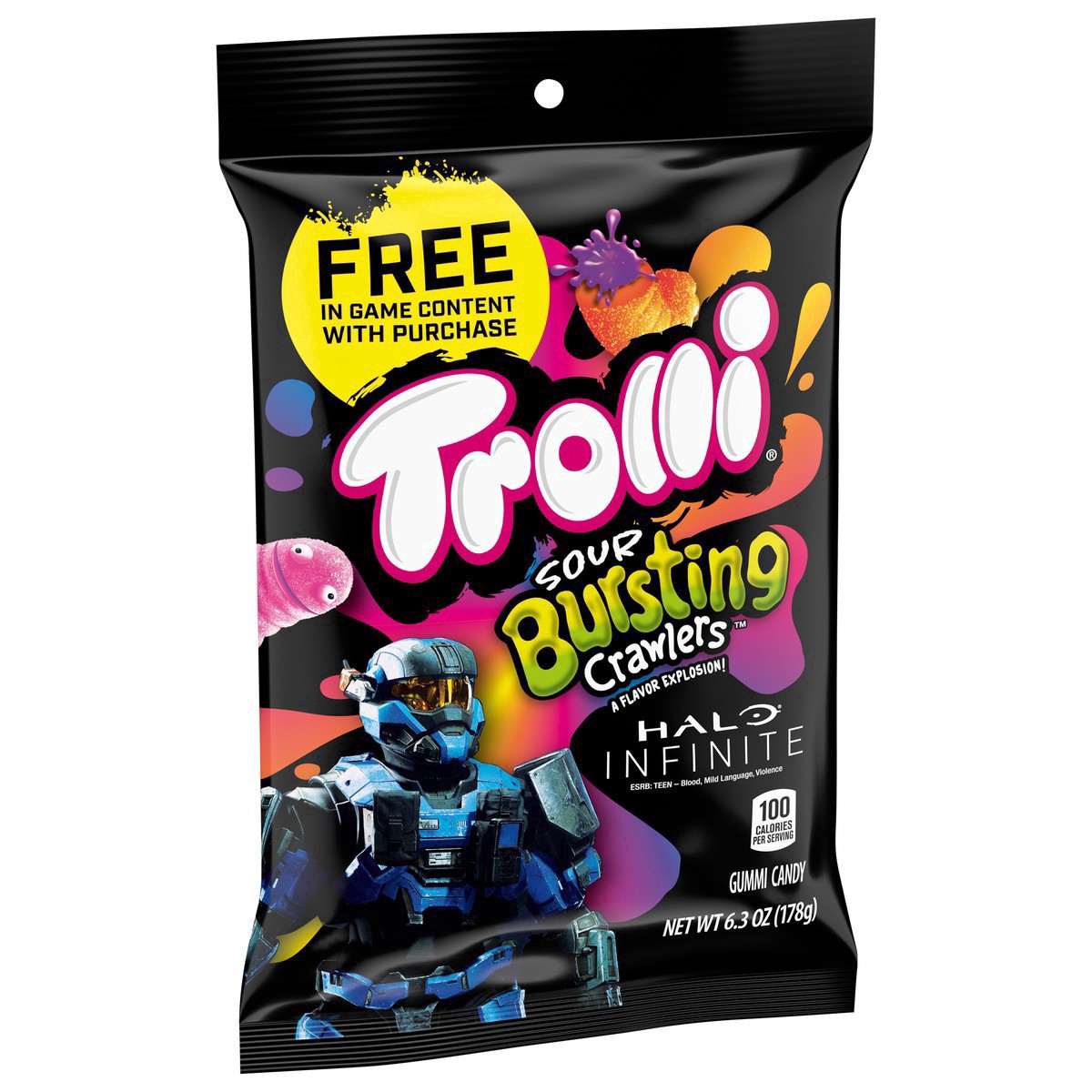 slide 12 of 23, Trolli Sour Bursting Crawlers Gummi Candy 6.3 oz, 6.3 oz