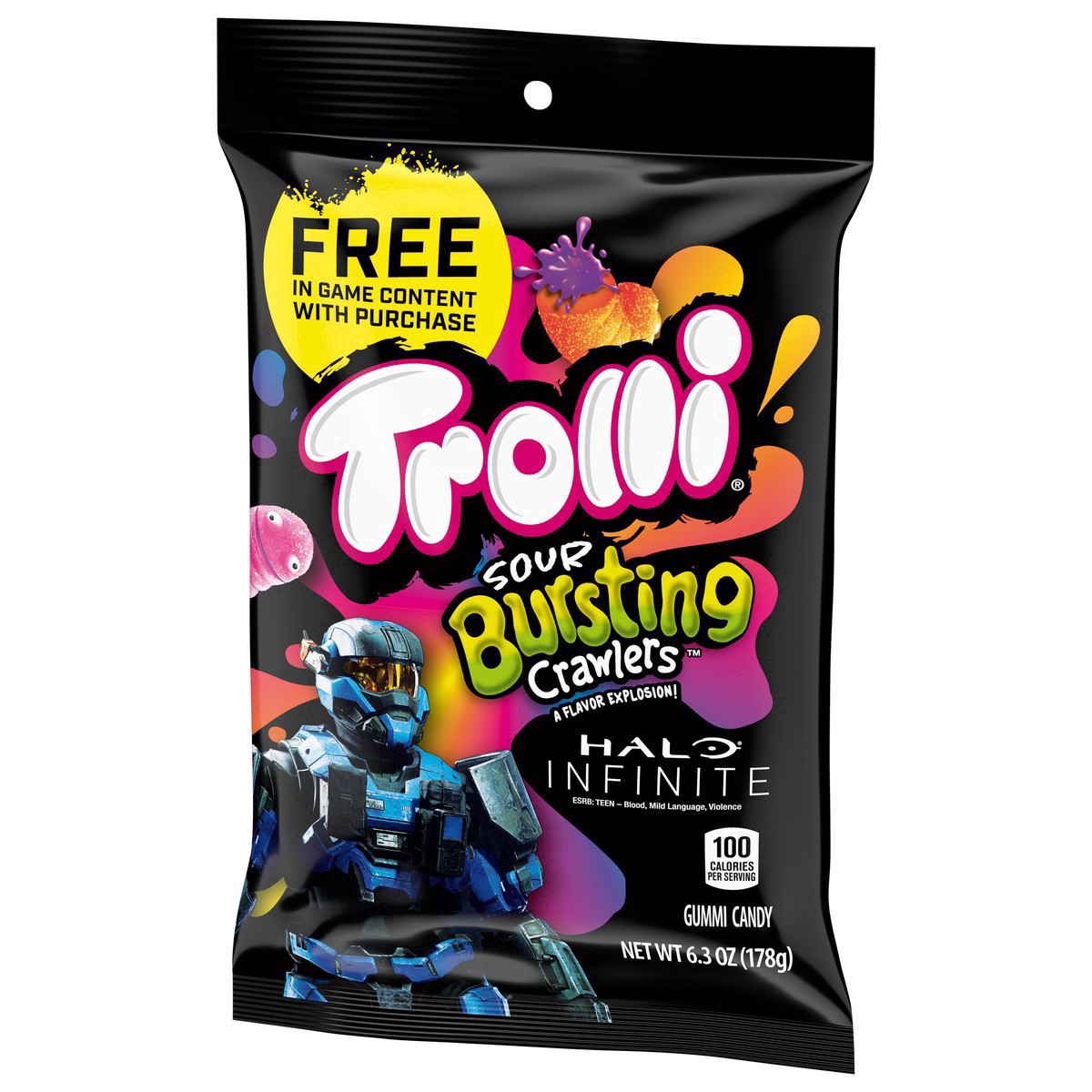 slide 8 of 23, Trolli Sour Bursting Crawlers Gummi Candy 6.3 oz, 6.3 oz