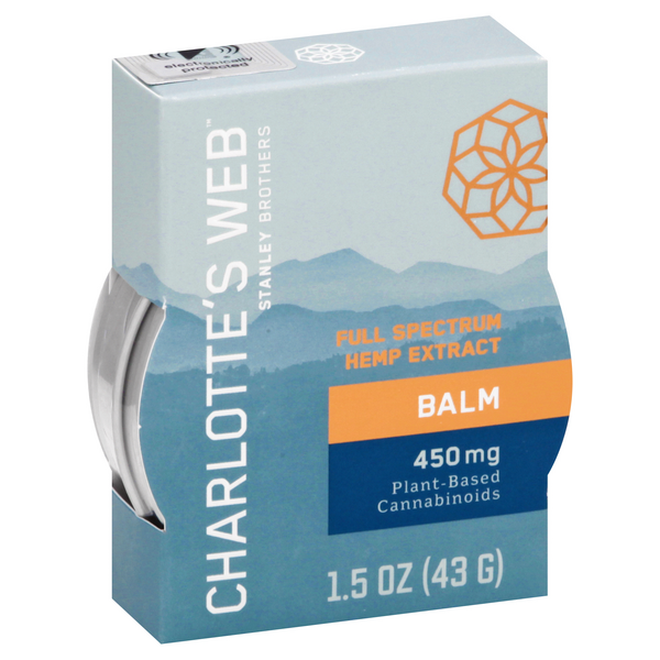 slide 1 of 1, Charlotte's Web Full Spectrum Hemp Extract Balm, 1.5 oz