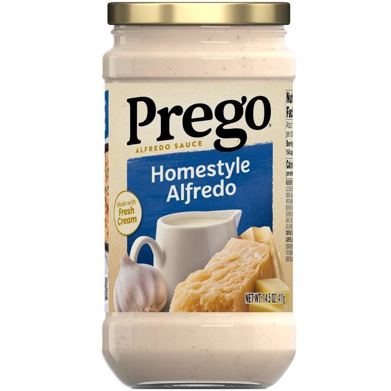 slide 1 of 5, Prego Pasta Sauce Homestyle Alfredo Sauce - 14.5oz, 14.5 oz