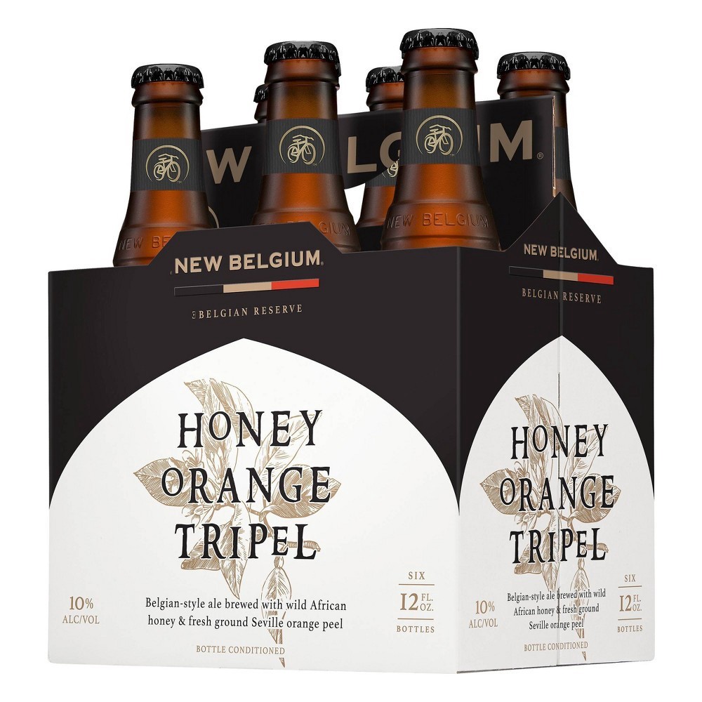 slide 3 of 3, New Belgium Honey Orange Trippel Beer, 6 ct; 12 fl oz